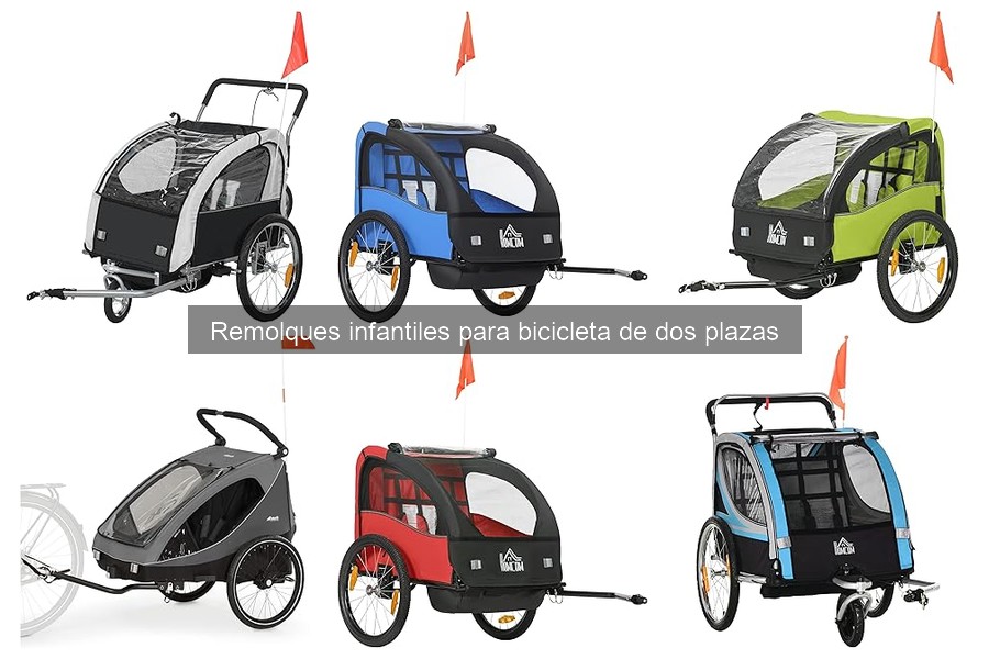 Mantenimiento y limpieza de remolques infantiles de dos plazas