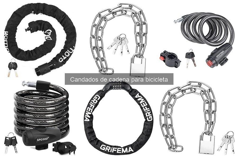 Mejora la seguridad de tu bicicleta con candados de cadena