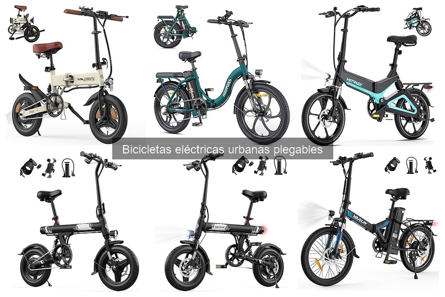 Mejores accesorios para bicicletas eléctricas plegables