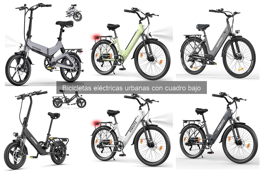 Mejores bicicletas eléctricas urbanas con cuadro bajo para principiantes