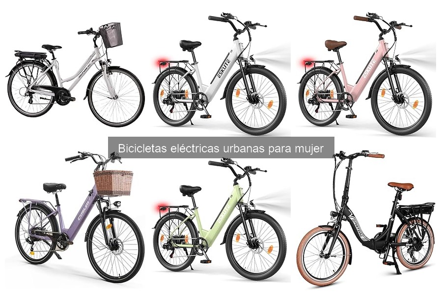 Mejores bicicletas eléctricas urbanas para mujer en 2023