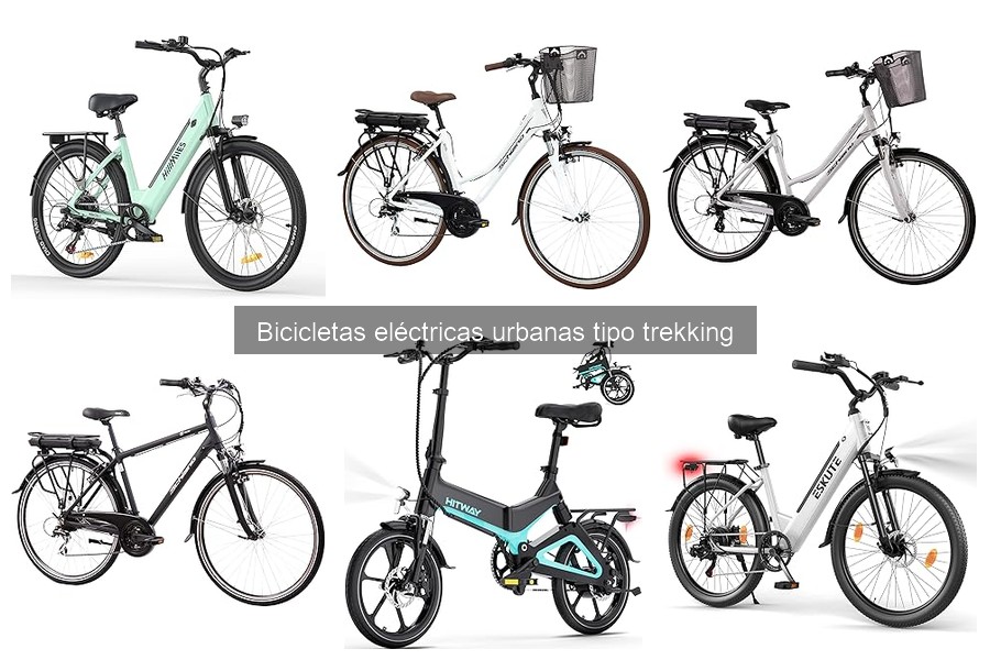 Mejores bicicletas eléctricas urbanas tipo trekking 2023