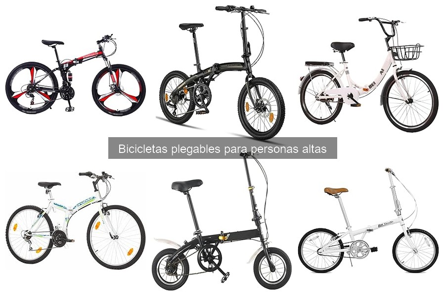 Mejores bicicletas plegables para personas altas en 2023
