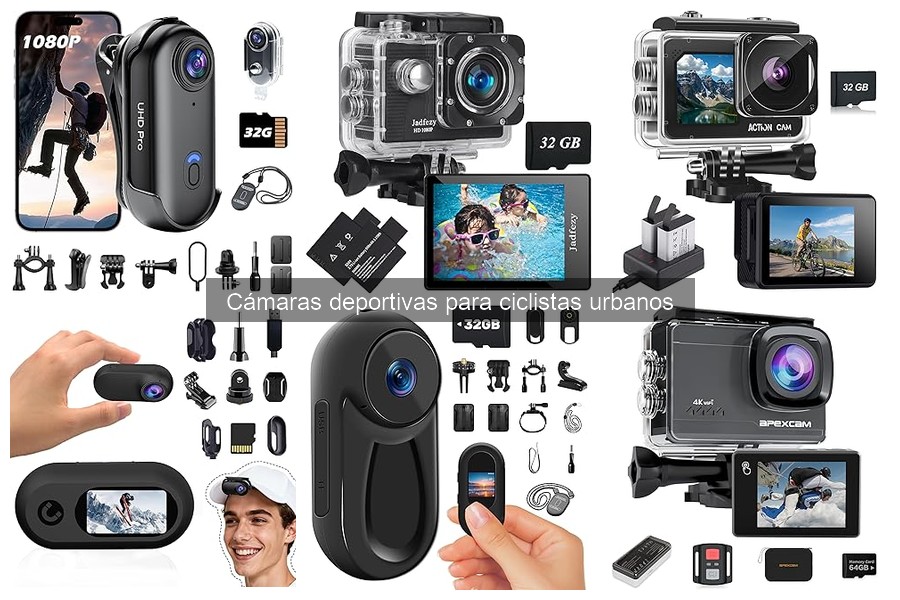 Mejores cámaras deportivas asequibles para ciclistas urbanos