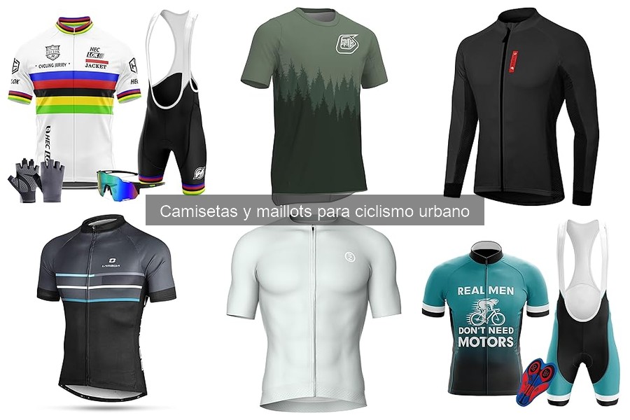 Mejores camisetas y maillots para ciclismo urbano