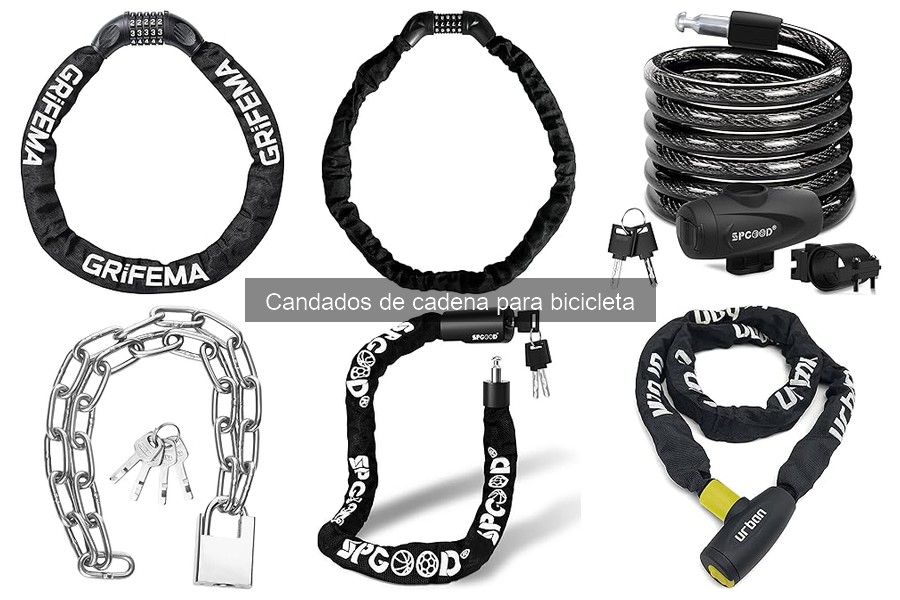 Mejores candados de cadena para bicicletas urbanas