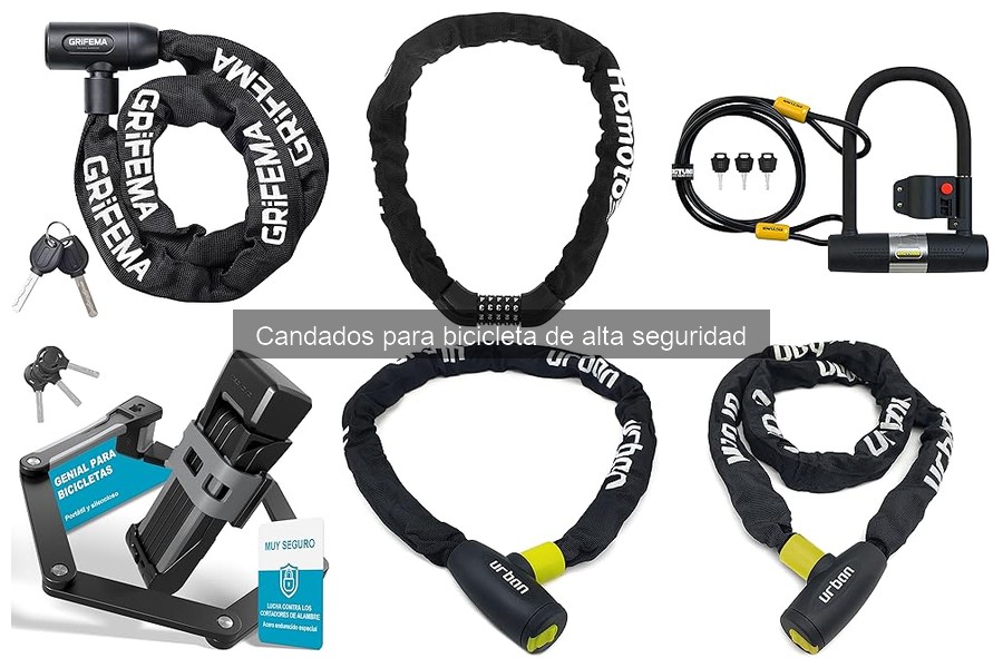 Mejores candados para bicicleta de alta seguridad 2023