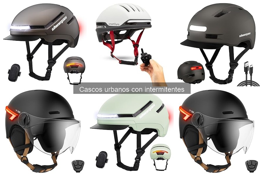 Mejores cascos urbanos con intermitentes para ciclistas