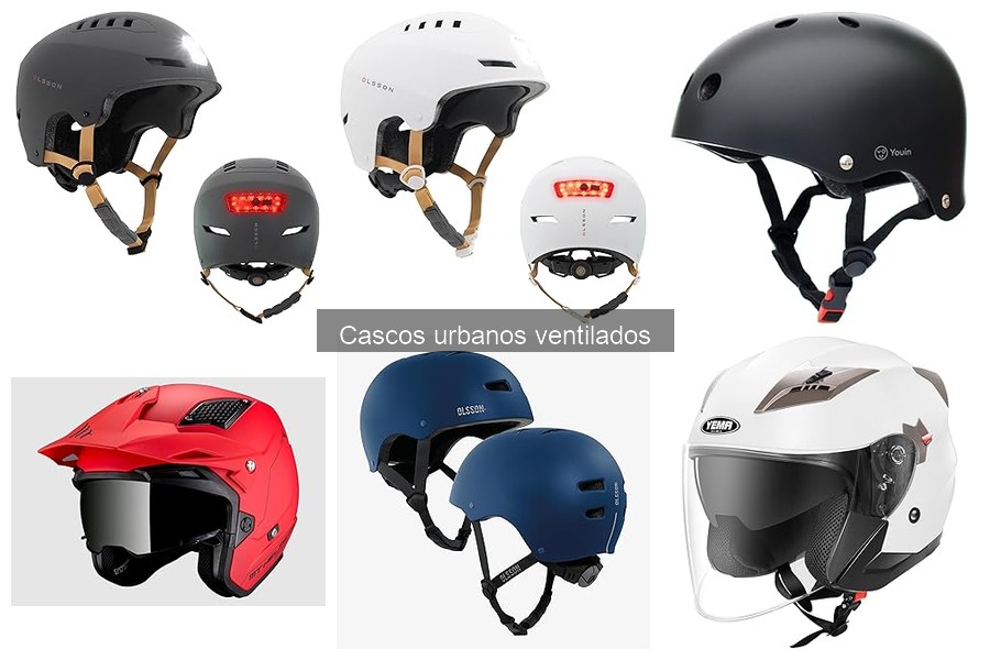 Mejores cascos urbanos ventilados para el verano