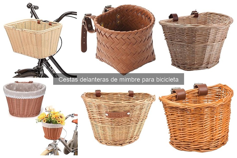 Mejores cestas de mimbre para bicicletas urbanas en 2023
