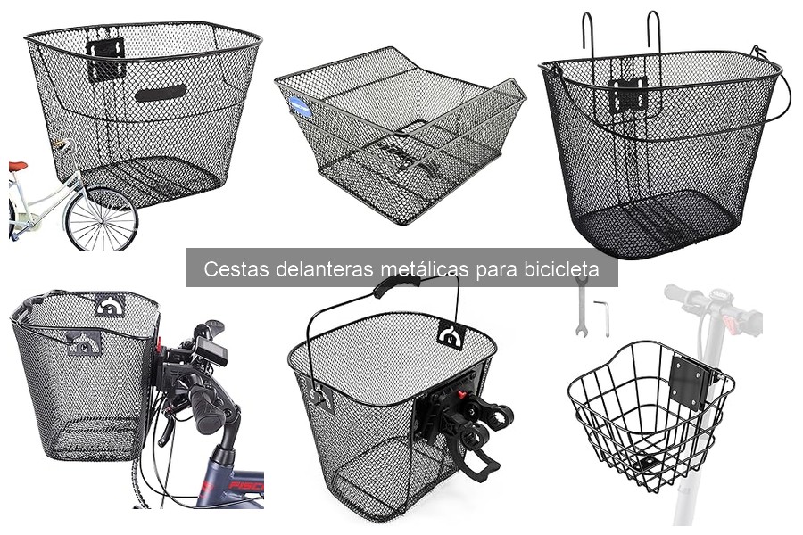 Mejores cestas delanteras metálicas para bicicletas en 2023