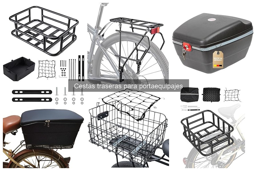 Mejores cestas traseras para bicicletas de ciudad en 2023