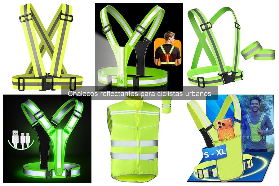 Mejores chalecos reflectantes para ciclistas urbanos 2023