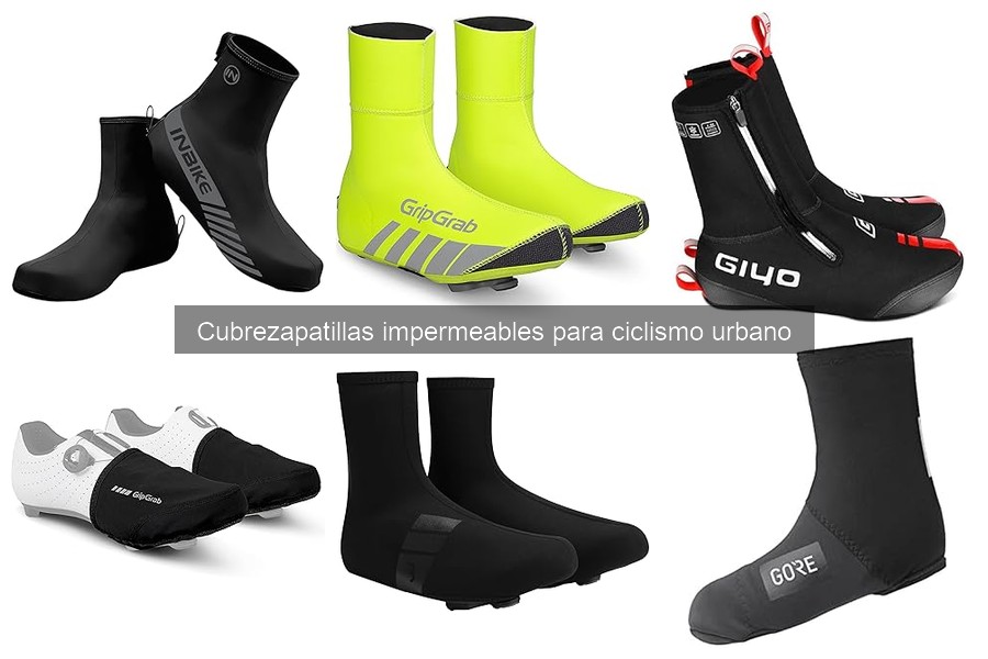Mejores cubrezapatillas impermeables para ciclismo urbano