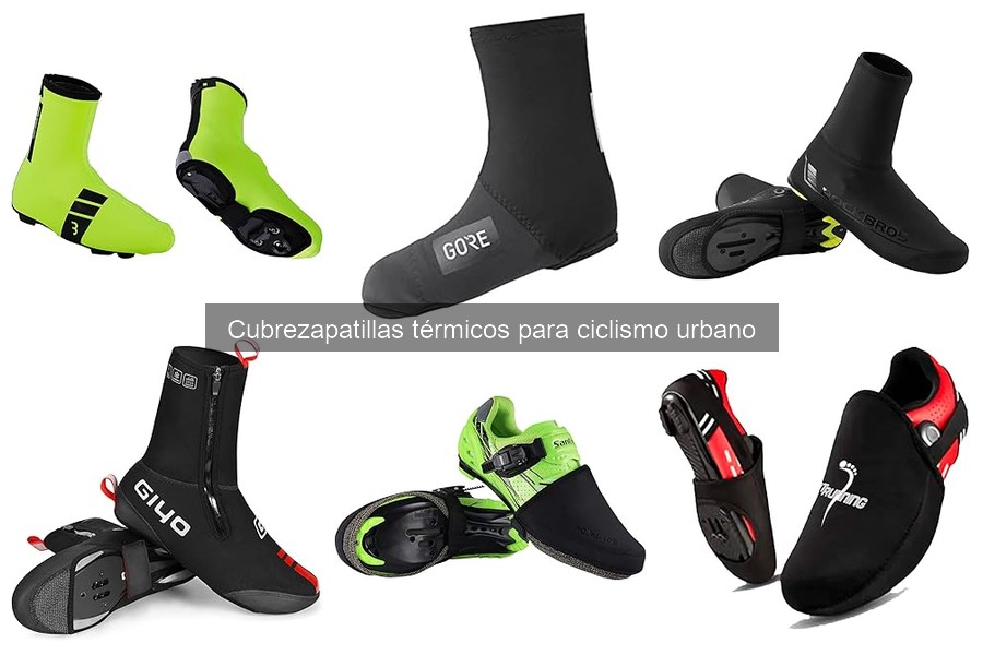 Mejores cubrezapatillas térmicos para ciclismo urbano