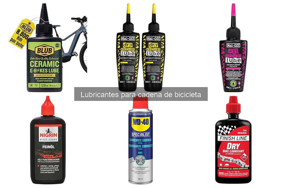 Mejores lubricantes para cadenas de bicicleta en climas húmedos