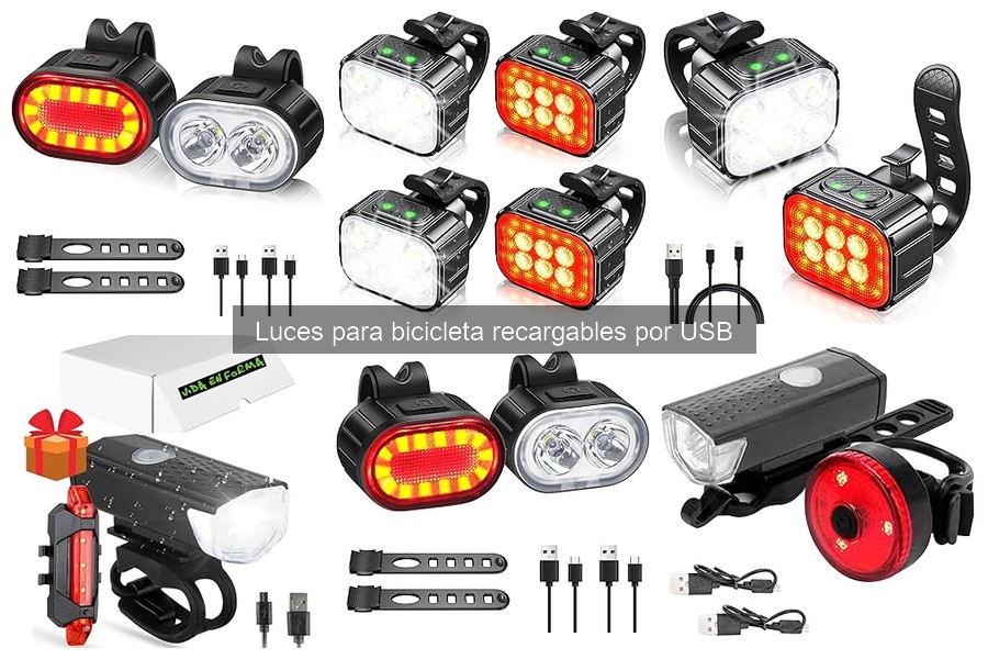 Mejores luces recargables USB para ciclistas urbanos 2023