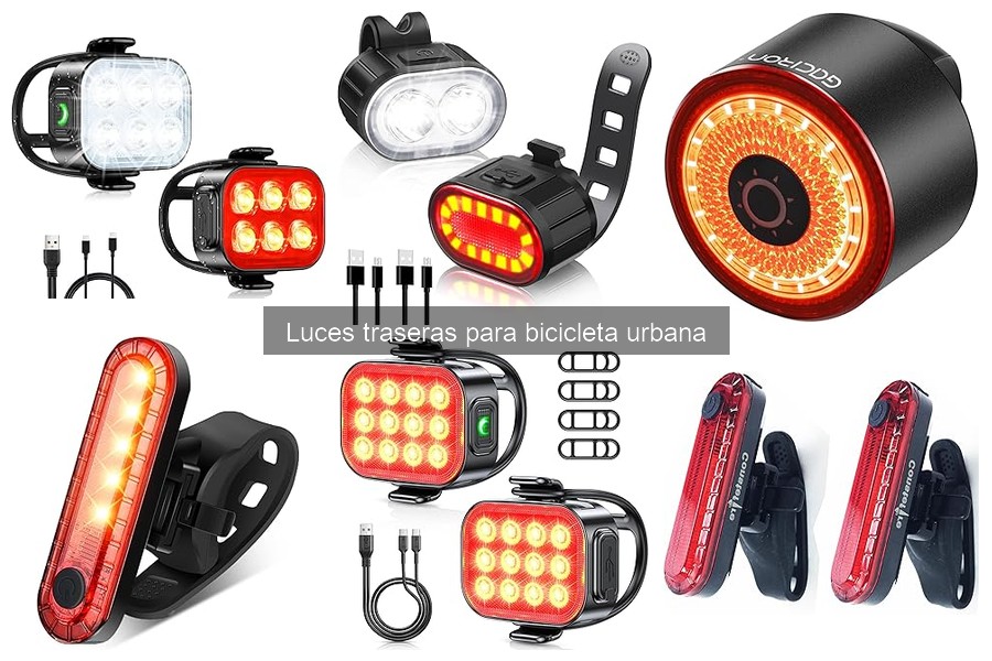 Mejores luces traseras para bicicletas urbanas en 2024