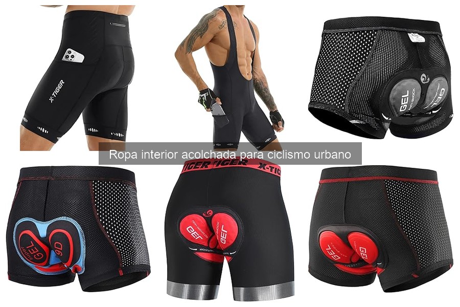 Mejores marcas de ropa interior acolchada para ciclismo urbano