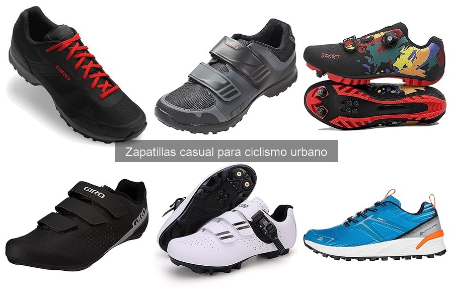 Mejores marcas de zapatillas casual para ciclismo urbano
