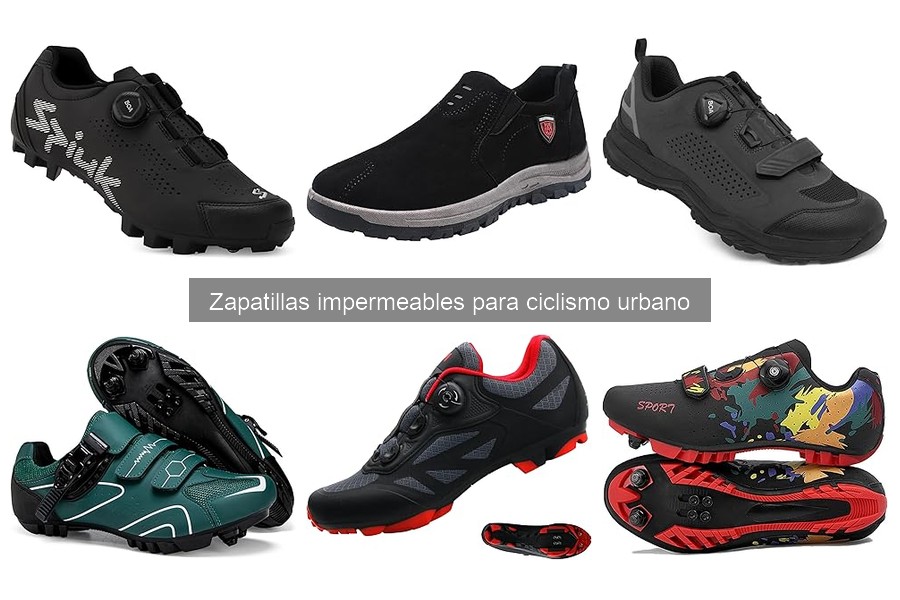 Mejores marcas de zapatillas impermeables para ciclismo urbano