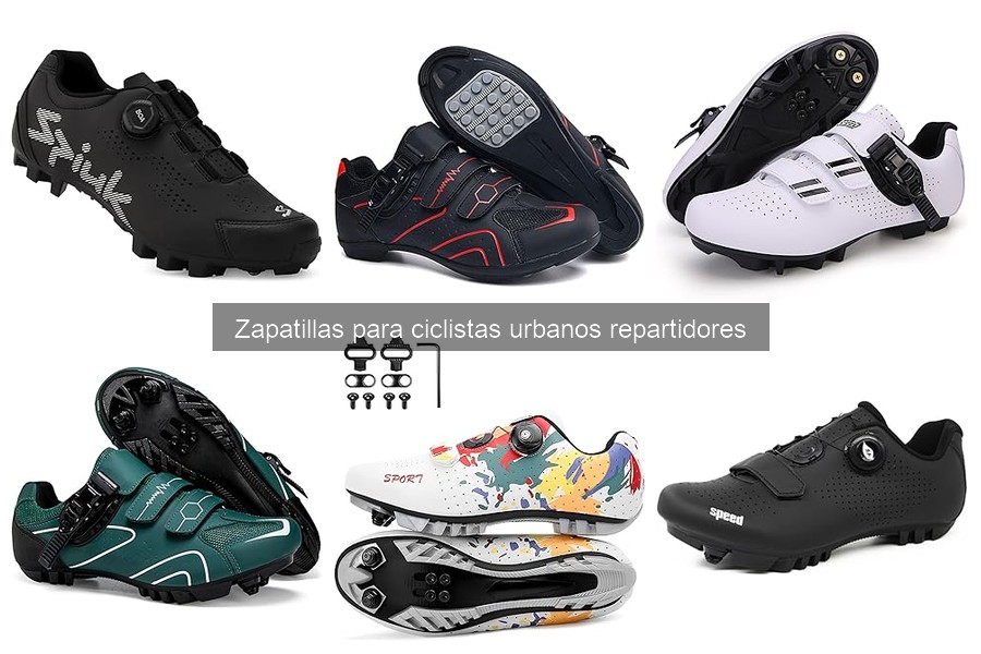 Mejores marcas de zapatillas para ciclistas urbanos repartidores