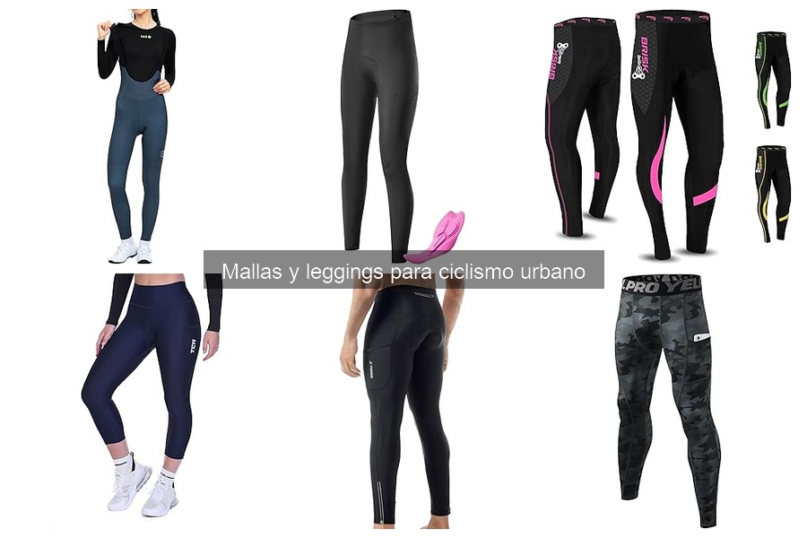 Mejores materiales para leggings de ciclismo urbano