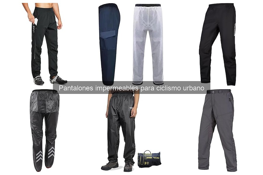 Mejores pantalones impermeables para ciclismo urbano 2023