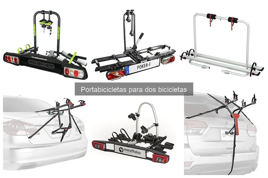 Mejores portabicicletas para dos bicicletas en 2023