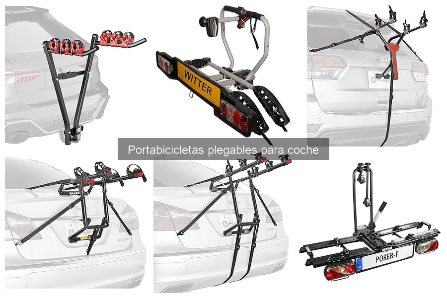 Mejores portabicicletas plegables para coches pequeños