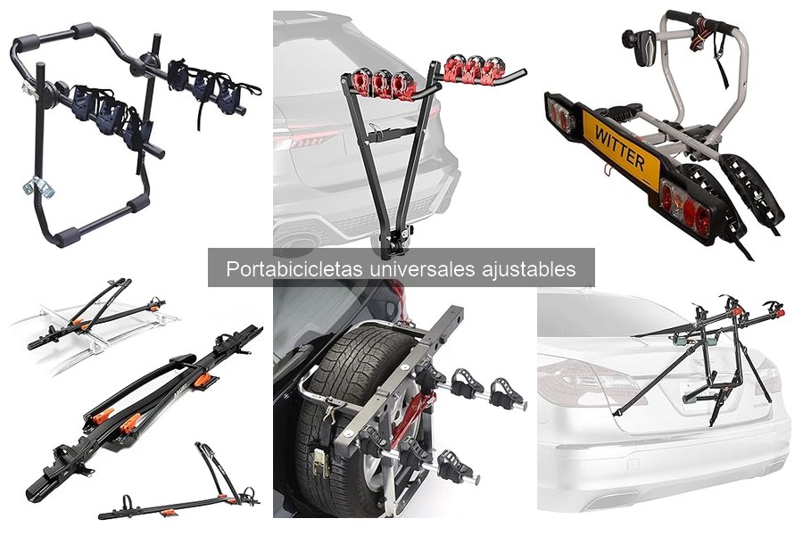 Mejores portabicicletas universales ajustables para coches familiares
