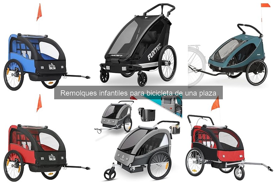 Mejores remolques infantiles para bicicleta de una plaza