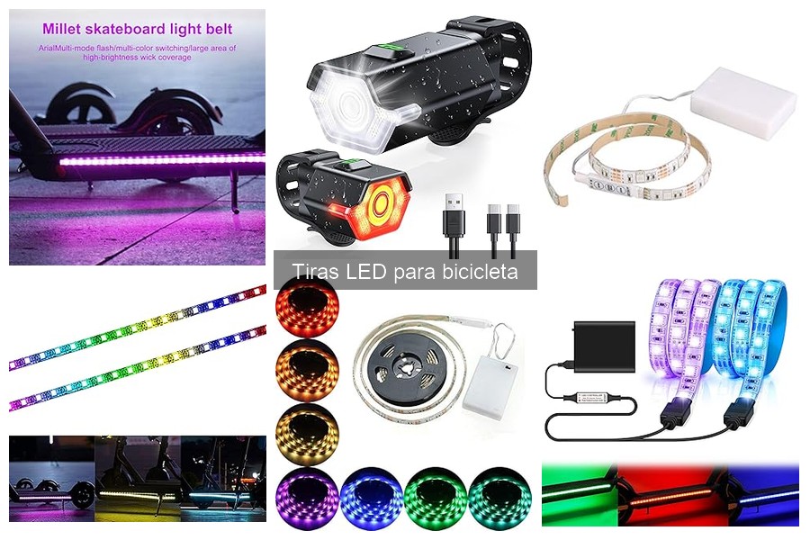 Mejores tiras LED para bicicletas urbanas: Comparativa y precios