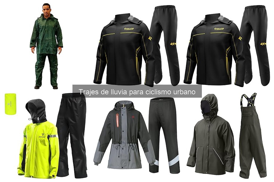Mejores trajes de lluvia para ciclismo urbano en 2023