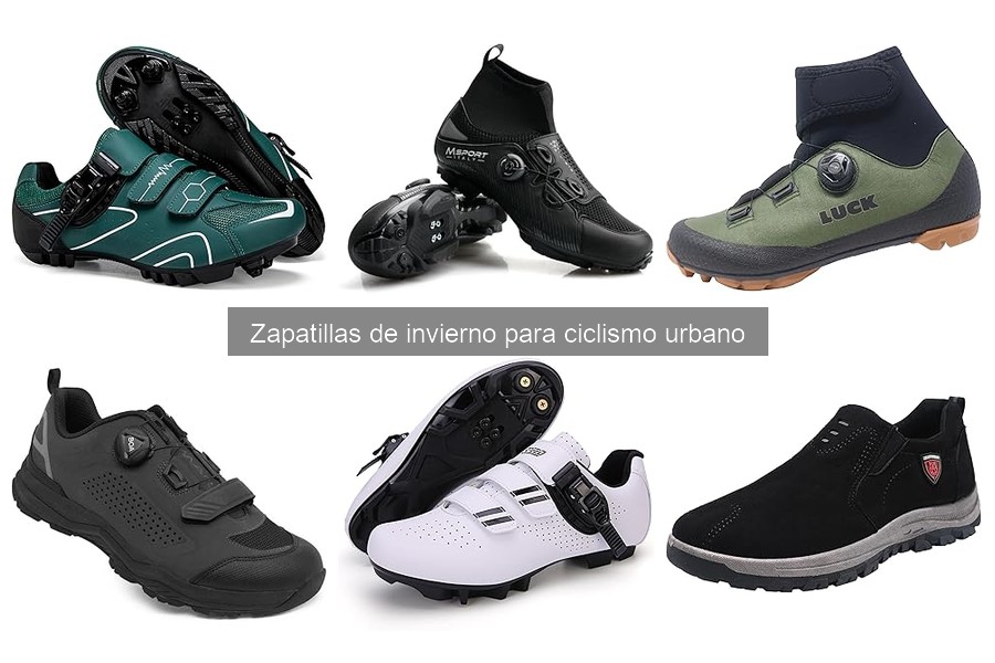 Mejores zapatillas de invierno para ciclismo urbano 2023