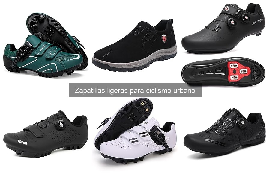 Mejores zapatillas ligeras para ciclismo urbano: guía de compra