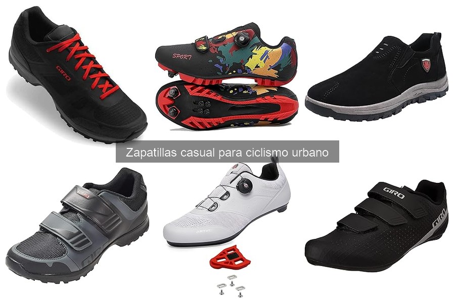 ¿Necesito zapatillas casual para ciclismo urbano?