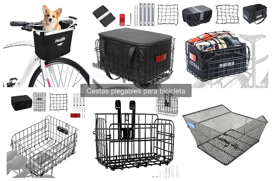 Ofertas en cestas plegables para bicicleta: ahorra hoy