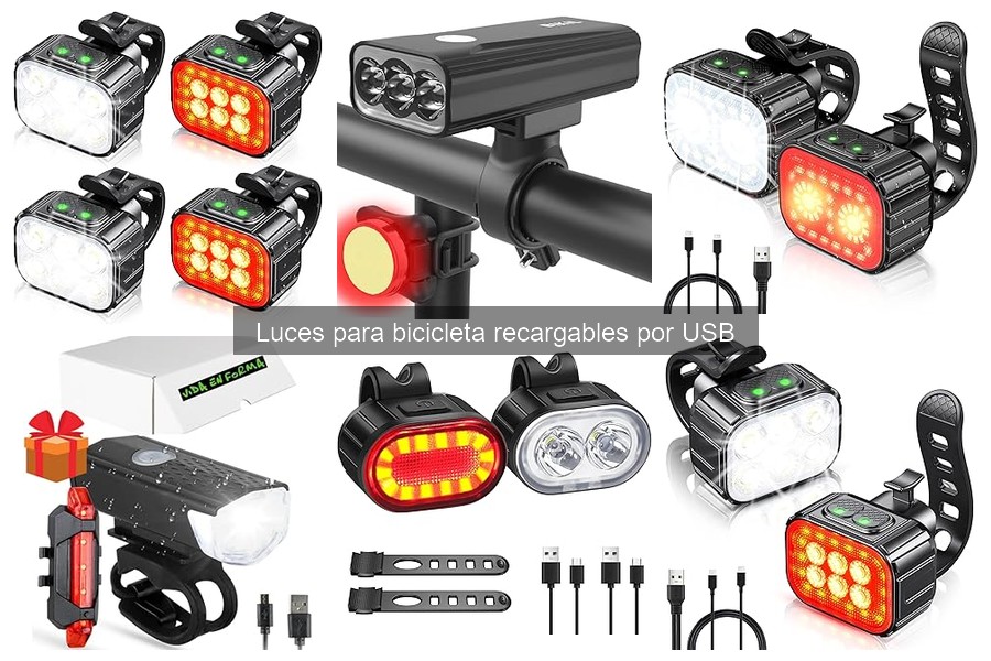 Ofertas en luces USB recargables para bicicleta 2023