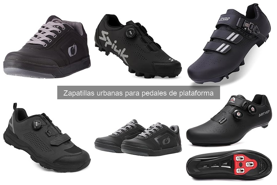 Ofertas y precios de zapatillas urbanas para pedales de plataforma