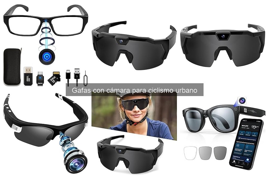 Opiniones de las mejores gafas con cámara para ciclismo urbano