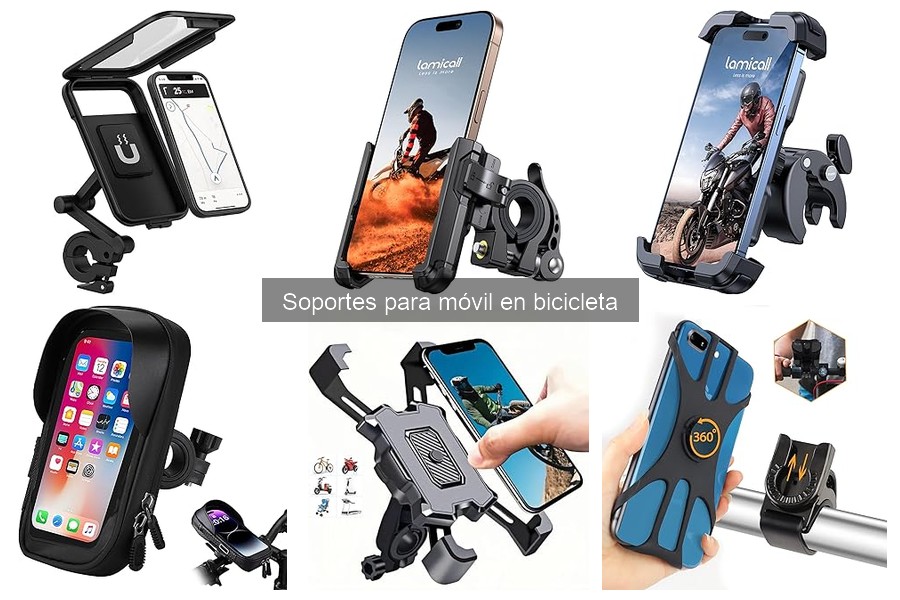 Opiniones sobre los mejores soportes para móvil en bicicleta
