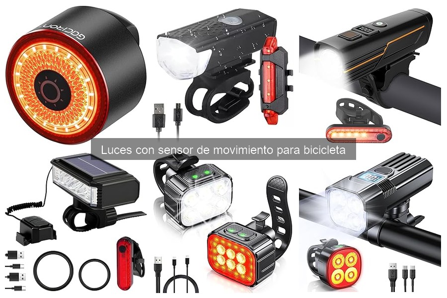Potencia ideal para luces con sensor de movimiento en bicicleta