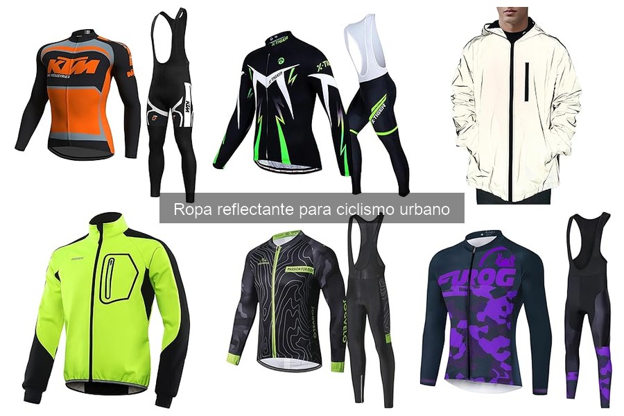 Precio promedio de ropa reflectante para ciclismo urbano
