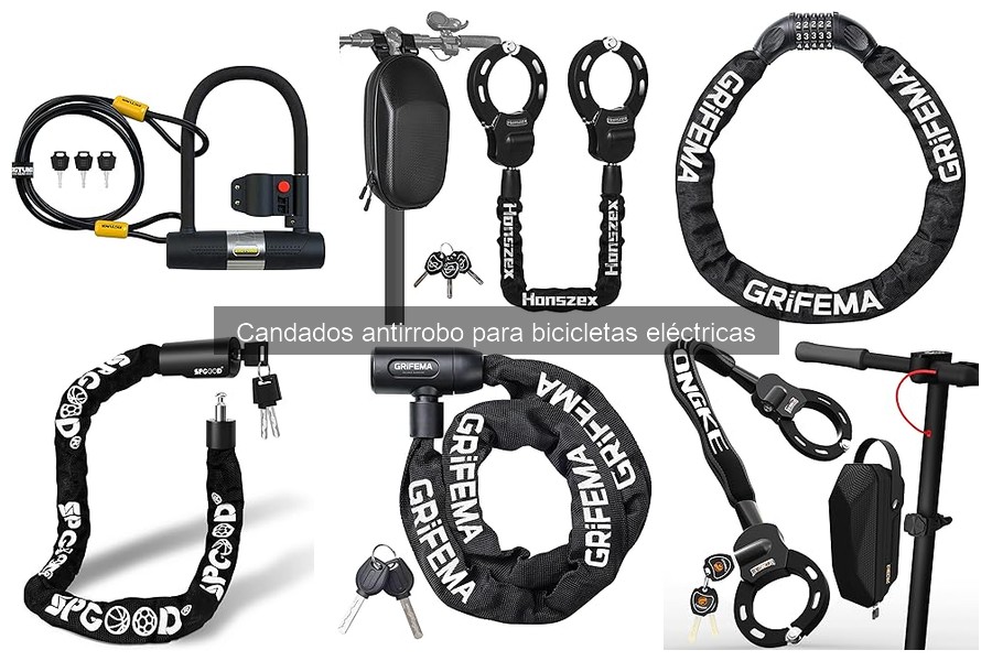 Precios de candados antirrobo para bicicletas eléctricas