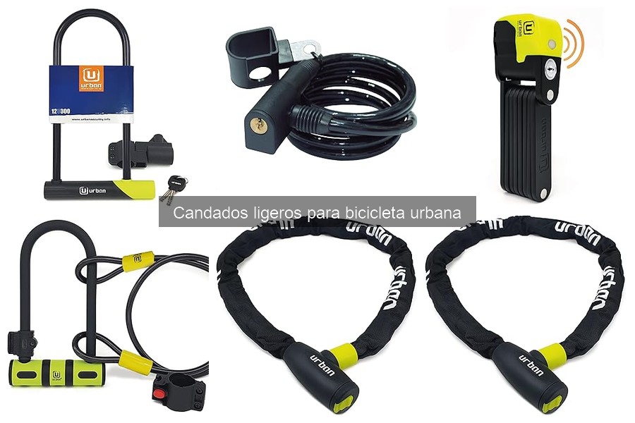 Precios de candados ligeros para bicicletas urbanas