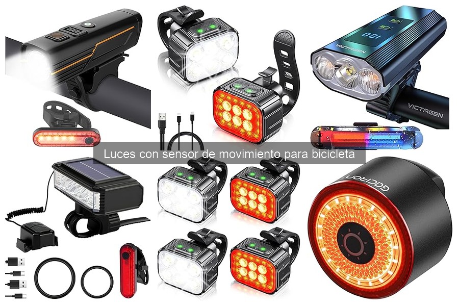 Precios de luces con sensor de movimiento para bicicleta