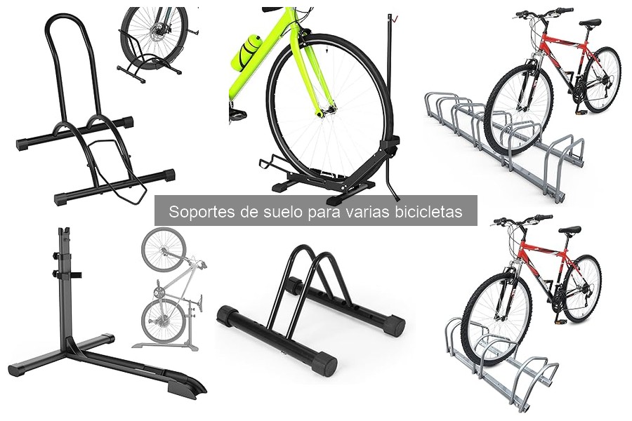 Precios de soportes de suelo para varias bicicletas