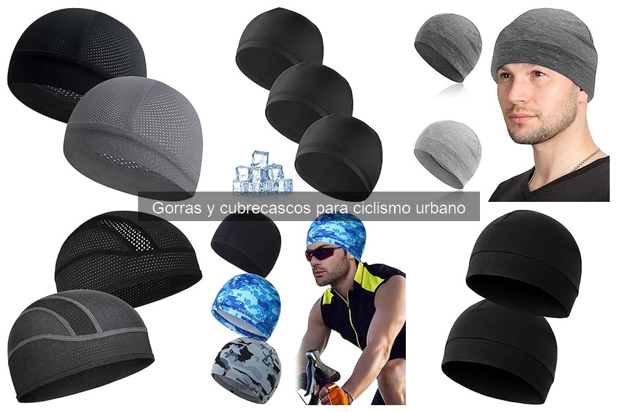 Problemas comunes al usar gorras y cubrecascos en ciclismo urbano