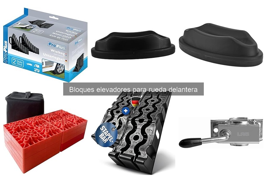 Problemas comunes con bloques elevadores de rueda delantera